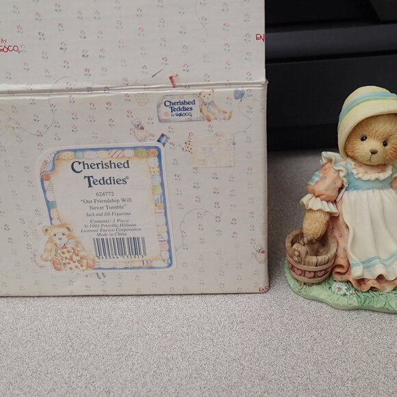 Cherished Teddies Jack and Jill Our Firendship Will Never Tumble - Picture 8 of 8